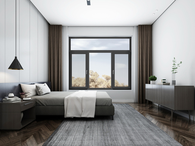 110斷橋系統平開窗