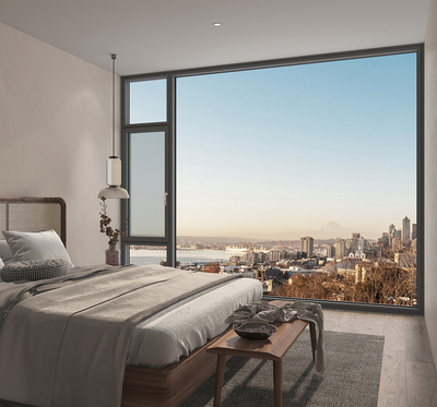 110窗紗一體平開窗