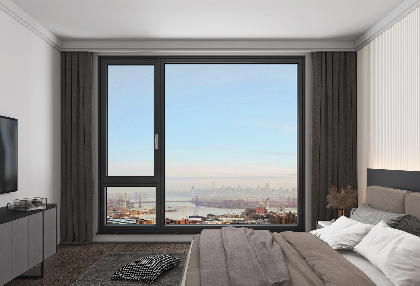 卡蒂克斷橋平開窗